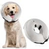 Inflatable Plush Protective Recovery Collar With Zipper