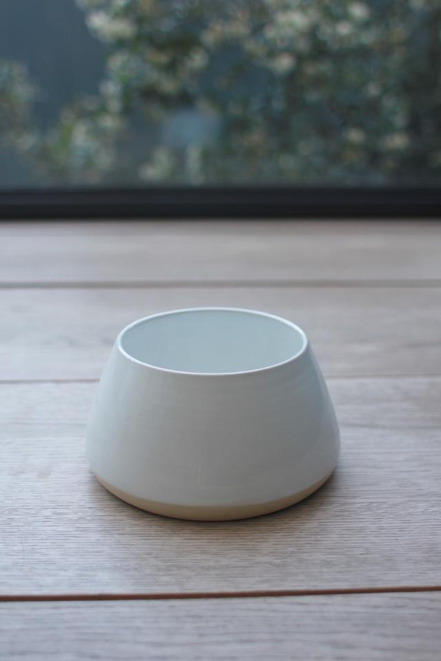 Ceramic Long-Eared Dog Bowl in White by BENJI + MOON - Monte & Co
