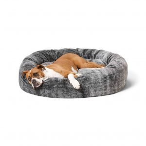 Snooza Cuddler Dog Bed Chinchilla (lifestyle photo 3)