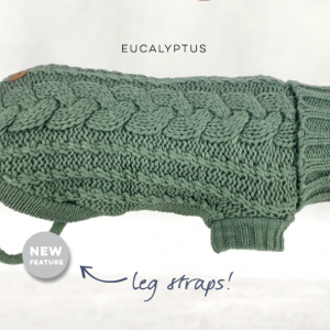 Monte & Co | Designer French Chunky Knit Sweater Jumper in Eucalyptus Green by Huskimo Australia