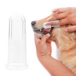 Monte & Co | Best Pet Cat Dog Finger Tooth Brush with soft silicone bristles