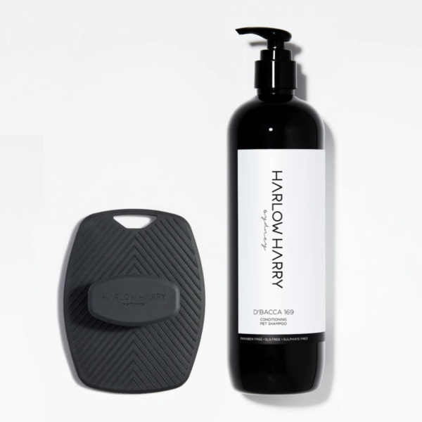 Monte & Co | Luxury designer detangling lather bathing spa brush mitt + premium conditioning shampoo duo gift set by Harlow Harry Sydney | D'bacca 169