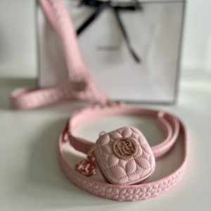 Monte & Co | Designer pet accessories dog cat poop waste bag holder purse by HGP Luxury Pet Accessories | Pink Kiss